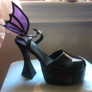 Dollskill gothic bat heels